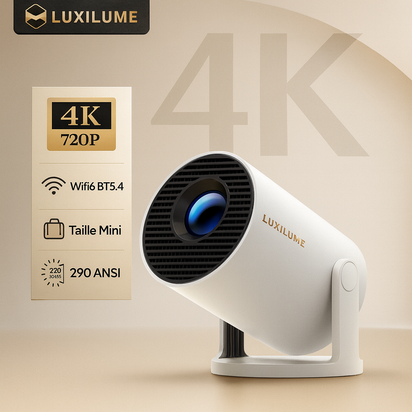 Mini-Projecteur Luxilume avec Applis Intégrées