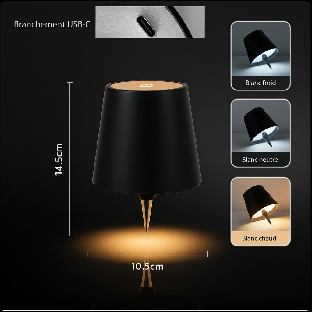 Lampe LED sans fil/ bouchon pour bouteilles