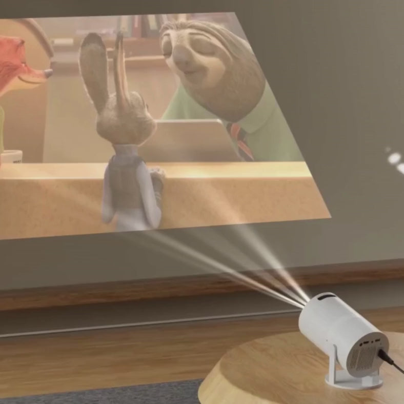 Mini-Projecteur Luxilume avec Applis Intégrées video