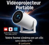 Mini-Projecteur Luxilume avec Applis Intégrées