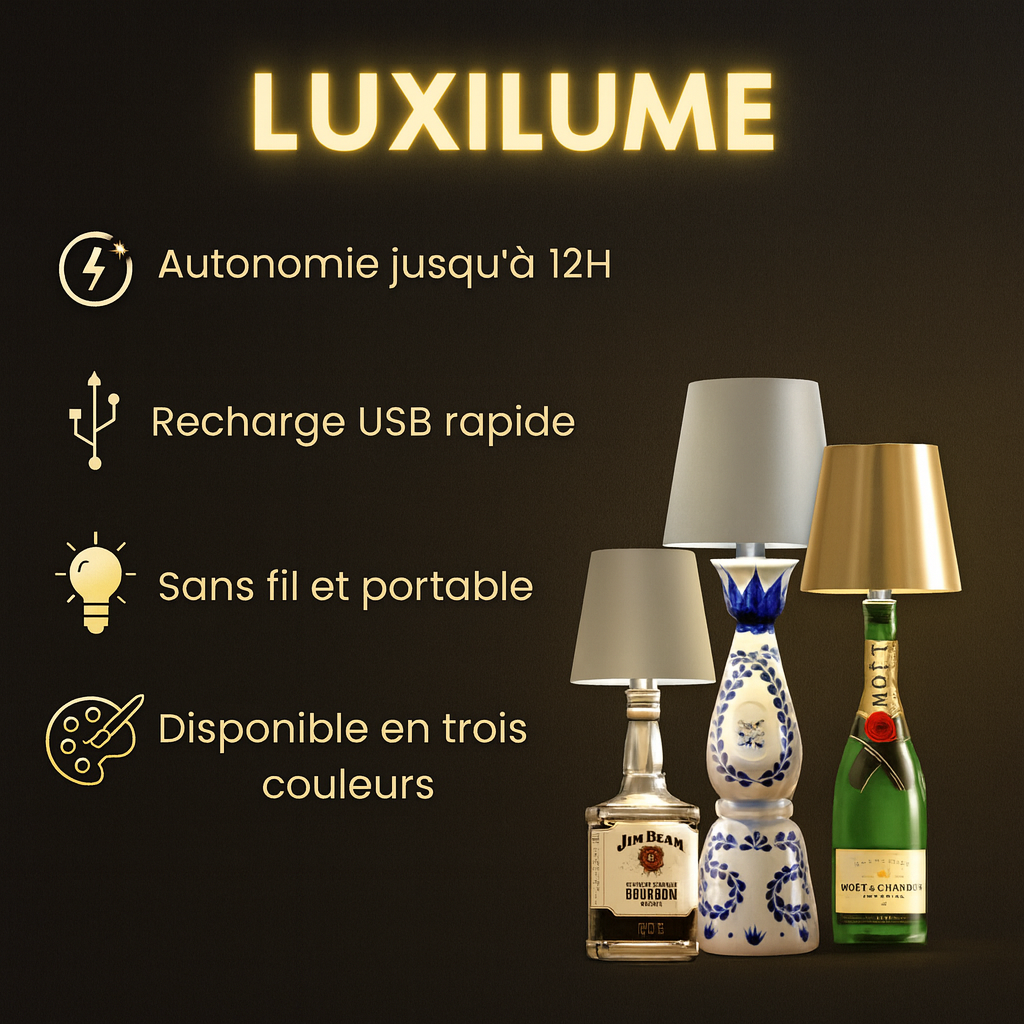 Lampe LED sans fil/ bouchon pour bouteilles